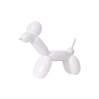 Ballons en latex modelables blancs fashion de 2,5 x 160 cm - Sempertex - 100 unités