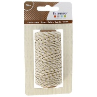 Bobine de ficelle effet métallisé de 30 m