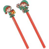 Stylo bille lutin de Noël - 1 unité