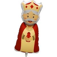 Ballon géant en aluminium à l'effigie du roi mage Melchior, 99 cm