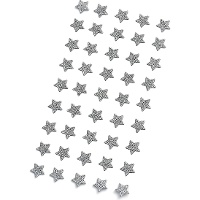 Autocollants étoile à paillettes de 0,8 cm - 45 pièces
