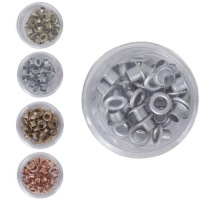 Oeillets de 0,5 cm en couleurs métalliques mates - Artis decor - 30 unités