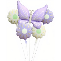 Bouquet de ballons Papillon - 5 pièces