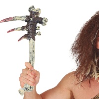 Hache en os de troglodyte de 40 cm