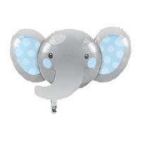 Ballon silhouette XL Elephant Baby de 62,4 x 92,9 cm