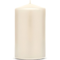 Bougie colorée de 6,5 x 10 cm - 6 unités