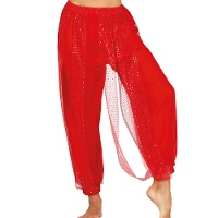 Pantalons de danse orientale avec paillettes