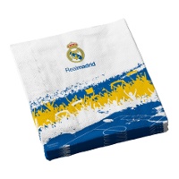 Serviettes du Real Madrid pour les fans - 12 unités