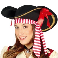 Chapeau de corsaire pirate