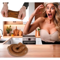 Fausse crotte visqueuse - 11 cm