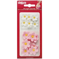 Figurines en sucre marguerite - Dekora - 14 unités