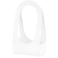 Panier pour fleurs en papier avec un motif floral de 38,5 cm