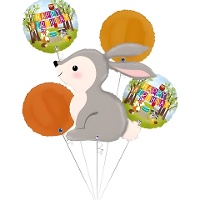 Bouquet de lapin Joyeux Anniversaire de 64 cm - Grabo - 5 unités