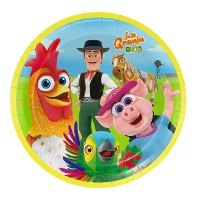 Assiettes La Granja de Zenon de 18 cm - 8 unités