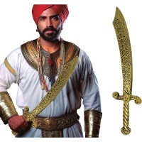 Sabre arabe doré de 55 cm