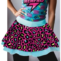 Jupe tutu léopard multicolore 40 cm
