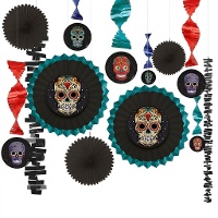 Suspensions décoratives pour le Jour des Morts - 13 unités