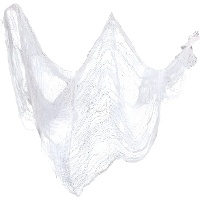 Rideau de toile d'araignée vieillie de 2,28 x 0,76 m