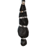 Suspension de personnage mort gonflable avec sac - 1,78 m