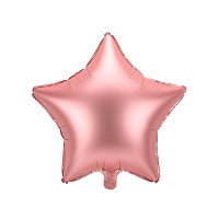 Ballon étoile satinée de différentes couleurs de 48 cm - PartyDeco - 1 unité