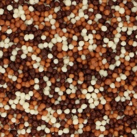 Perles mini de trois chocolats de 175 gr - FunCakes
