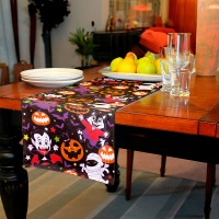 Chemin de table de 28 cm de Joyeux Halloween - 2,75 m