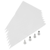 Kit de manches à usage unique avec douilles en acier pour décoration - Wilton - 12 pièces