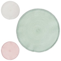 Nappe individuelle à pompons de 38 cm