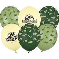 Ballons en latex Jurassic World 30 cm - lot de 6