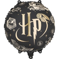 Ballon Harry Potter noir de 35 cm