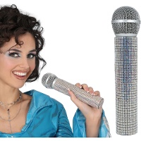 Microphone scintillant de 21 cm