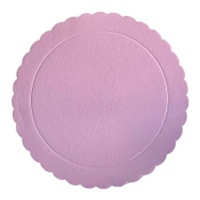 Support pour gâteau rond de 25 x 25 x 0,3 cm ultra-robuste - 1 unité