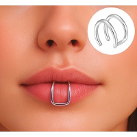 Faux piercing double