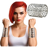 Manchette futuriste style cyberpunk - 1 unité