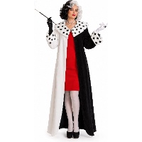 Déguisement de méchante dalmatienne pour femme