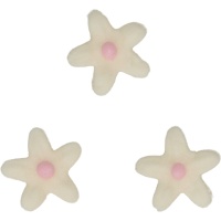 Décorations en sucre chrysanthèmes blancs - FunCakes - 30 pièces