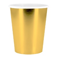 Gobelets en carton biodégradable colorés de 300 ml - 6 pièces