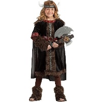 Déguisement de viking scandinave noir pour enfant