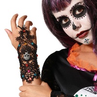 Gant en résille de Catrina - 1 unité