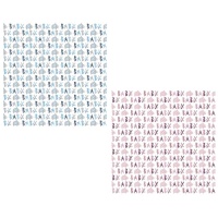 Papier cadeau Elephant Floral de 76,2 x 1,52 m - 1 unité