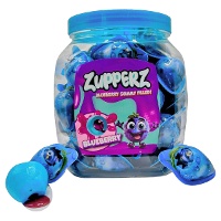 Bonbons à la myrtille fourrés de gelée de 18 g - 50 unités