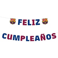 Guirlande FC Barcelona « FELIZ CUMPLEAÑOS »