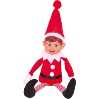 Peluche d'elfe de Noël espiègle
