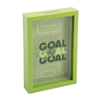 Tirelire de football de 22 x 14,5 x 4 cm