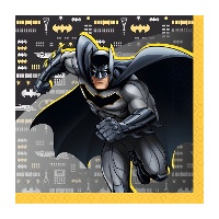 Serviettes Batman City 16,5 x 16,5 cm - 16 unités