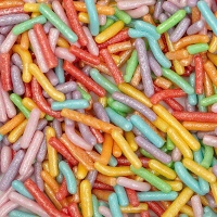 Vermicelles décoratifs multicolores - 75 g - PME