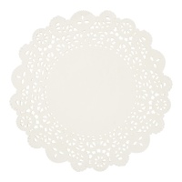 Set de table individuel blanc de 35,5 cm - 50 unités