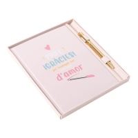 Cahier du Professeur « Merci pour nous enseigner avec tant d'amour » - 18 x 22 cm - Dcasa
