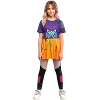 Déguisement de chanteuse K-Pop lilas pour fille - DISPONIBLE JANVIER 2026