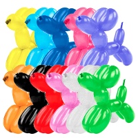 Ballons de latex malléables - 100 unités